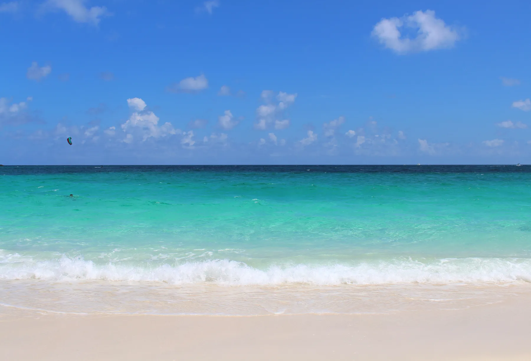 Cabbage Beach på Paradise Island, Bahamas
